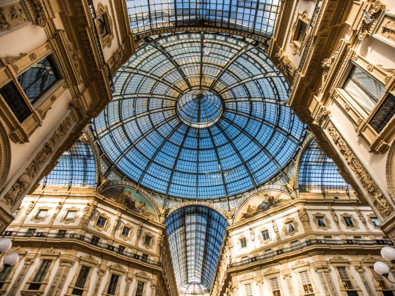 Sehenswürdigkeiten und Sehenswertes in Mailand Galleria Vittorio Emanuele II