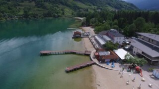 Lago di Caldonazzo la spiaggia