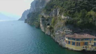 Riva del Garda drone footage 4k